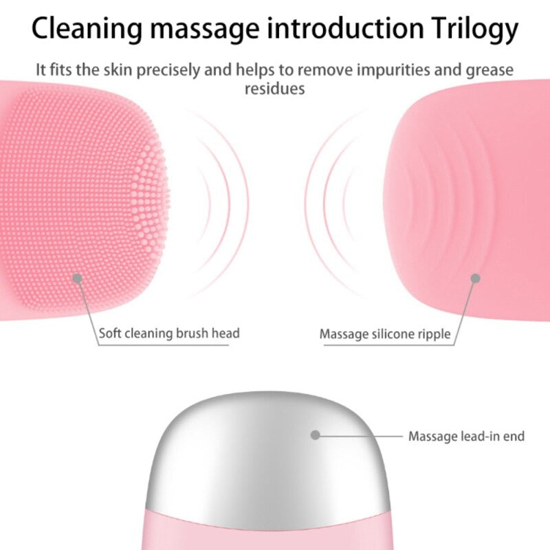 Electric Sonic Facial Cleanser Brush