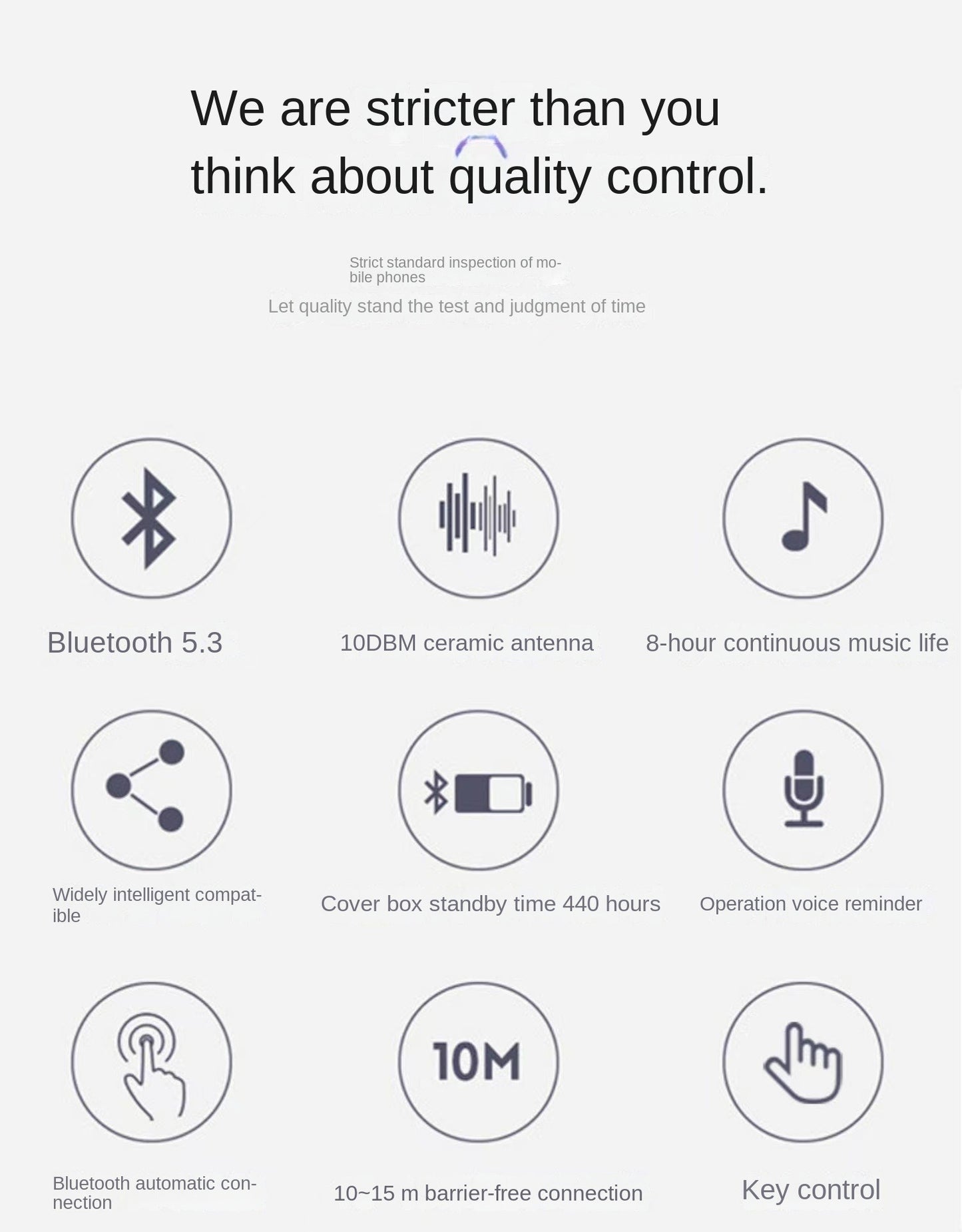 Bluetooth 5.3 Heartbuds